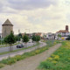 Archiv der Region Hannover, ARH Slg. Bürgerbüro 862, Blick auf den Weidendamm mit Bunker, Hannover-Nordstadt