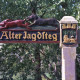 Archiv der Region Hannover, ARH Slg. Fritsche 143, Hinweisschild Alter Jagdsteg, Burgdorf