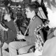 Archiv der Region Hannover, ARH Slg. Weber 02-007/0003, Ein Junge spielt in der Schülerband des Matthias-Claudius-Gymnasiums Saxophon, Gehrden