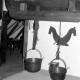 ARH Slg. Weber 02-009/0013, Ehemalige Kochstelle in einem Fachwerkhaus als Rekonstruktion in der Ausstellung des Stadtmuseums Gehrden