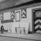 Archiv der Region Hannover, ARH Slg. Weber 02-009/0016, Heimatmuseum der Stadt Gehrden während des Ausbau des Dachgeschosses