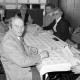 ARH Slg. Weber 02-043/0012, Seniorenkaffeetafel im Sport- und Dorfgemeinschaftshaus Northen/Lenthe