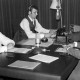 ARH Slg. Weber 02-088/0020, Radioaufnahme? mit Gehrdens Bürgermeister Gerhard Oberkönig