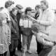 ARH Slg. Weber 02-104/0017, Campingfreunde Gehrden beim Aufbruch zur Familienrallye durch Gehrden