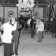 ARH Slg. Weber 02-143/0014, Tanzabend bei einem Erntedankfest in der großen Scheune auf dem Erichshof, Everloh